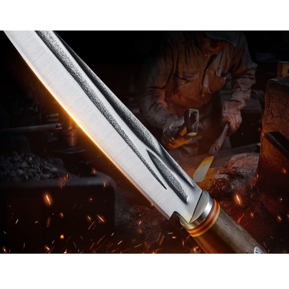 5 Inch Utility Kitchen Knife, Japanese Paring Knife, Sharp Hand Forged - Picture 5 of 6